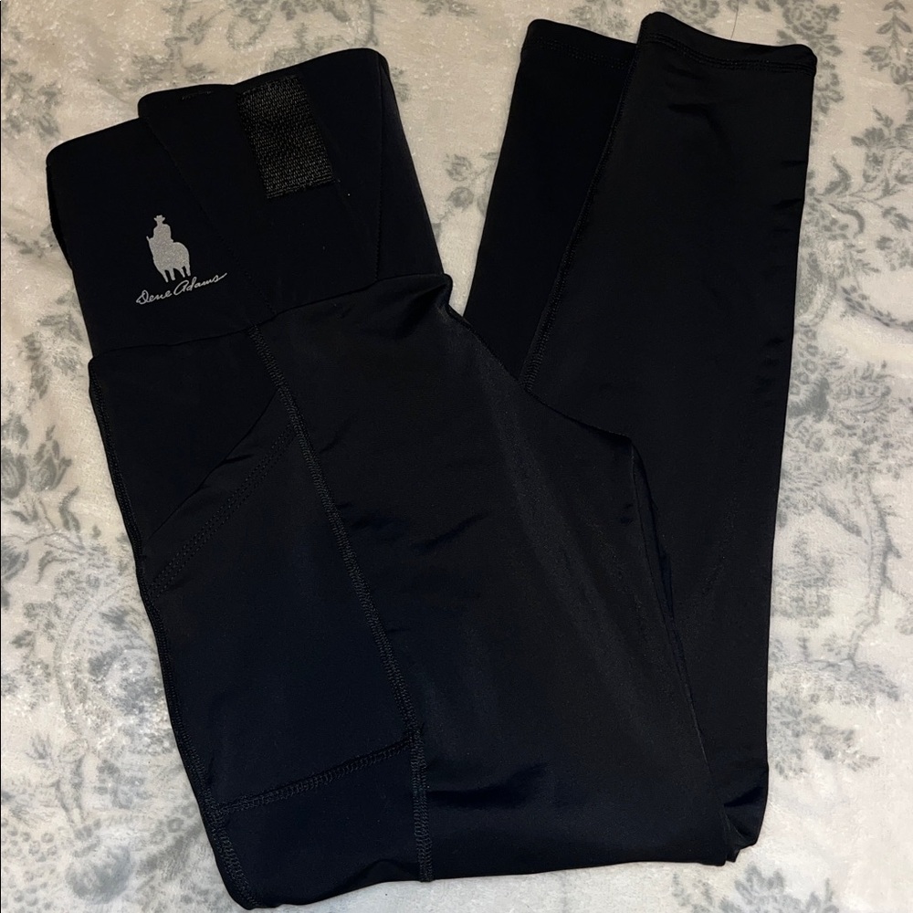 Dene Adams Concealed Carry tactical Leggings Black Size Large